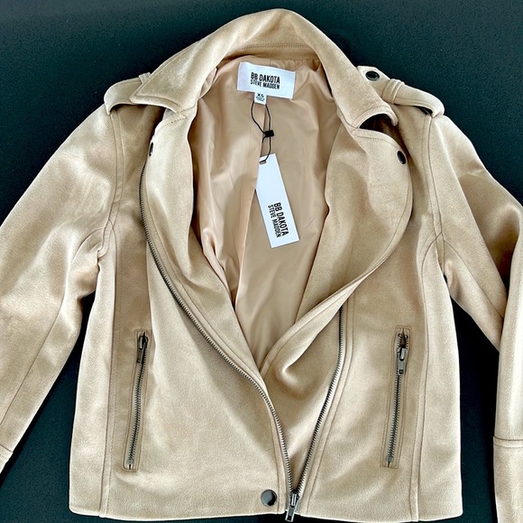 Steve Madden Dakota Suede Moto jacket - Picture 2 of 3